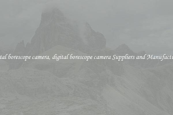 digital borescope camera, digital borescope camera Suppliers and Manufacturers