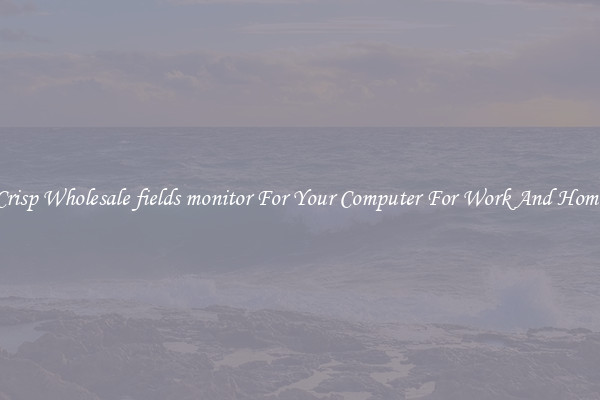 Crisp Wholesale fields monitor For Your Computer For Work And Home