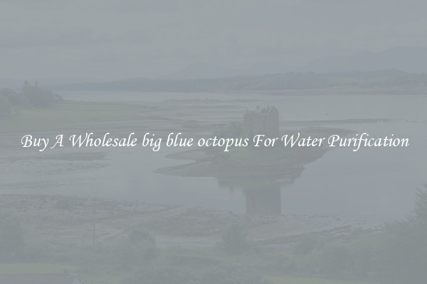Buy A Wholesale big blue octopus For Water Purification